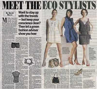 Eco stylist article Daily Mail